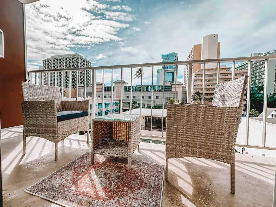 Apartment Modern Studio - Heart Of Waikiki With Parking! Honolulu